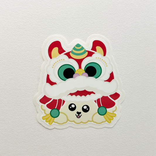 Lion Dance Sticker
