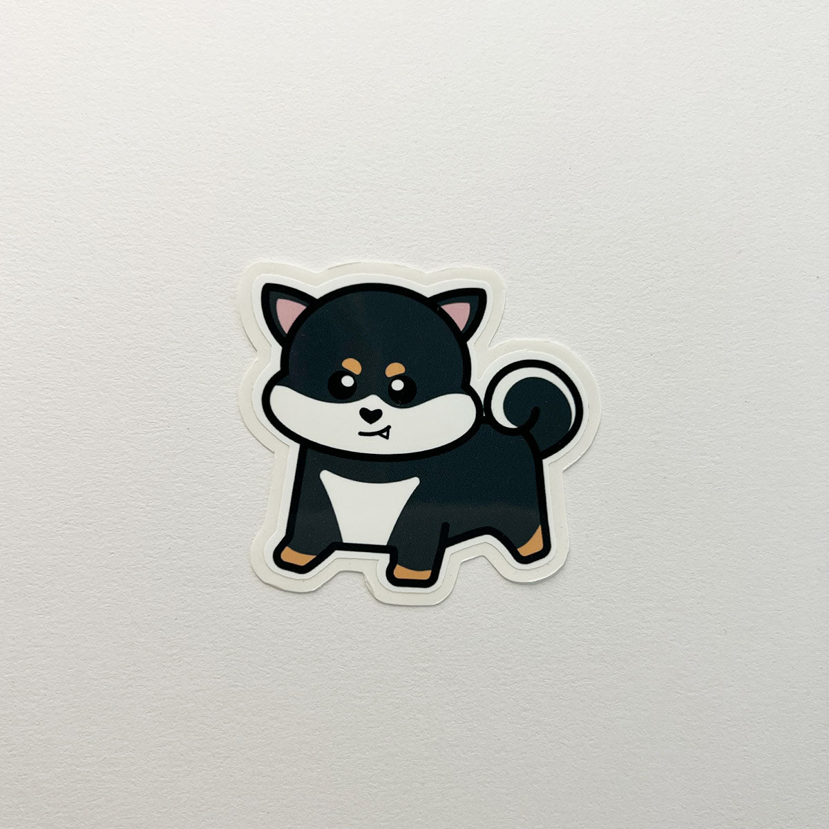 Shiba Up to No Good Sticker