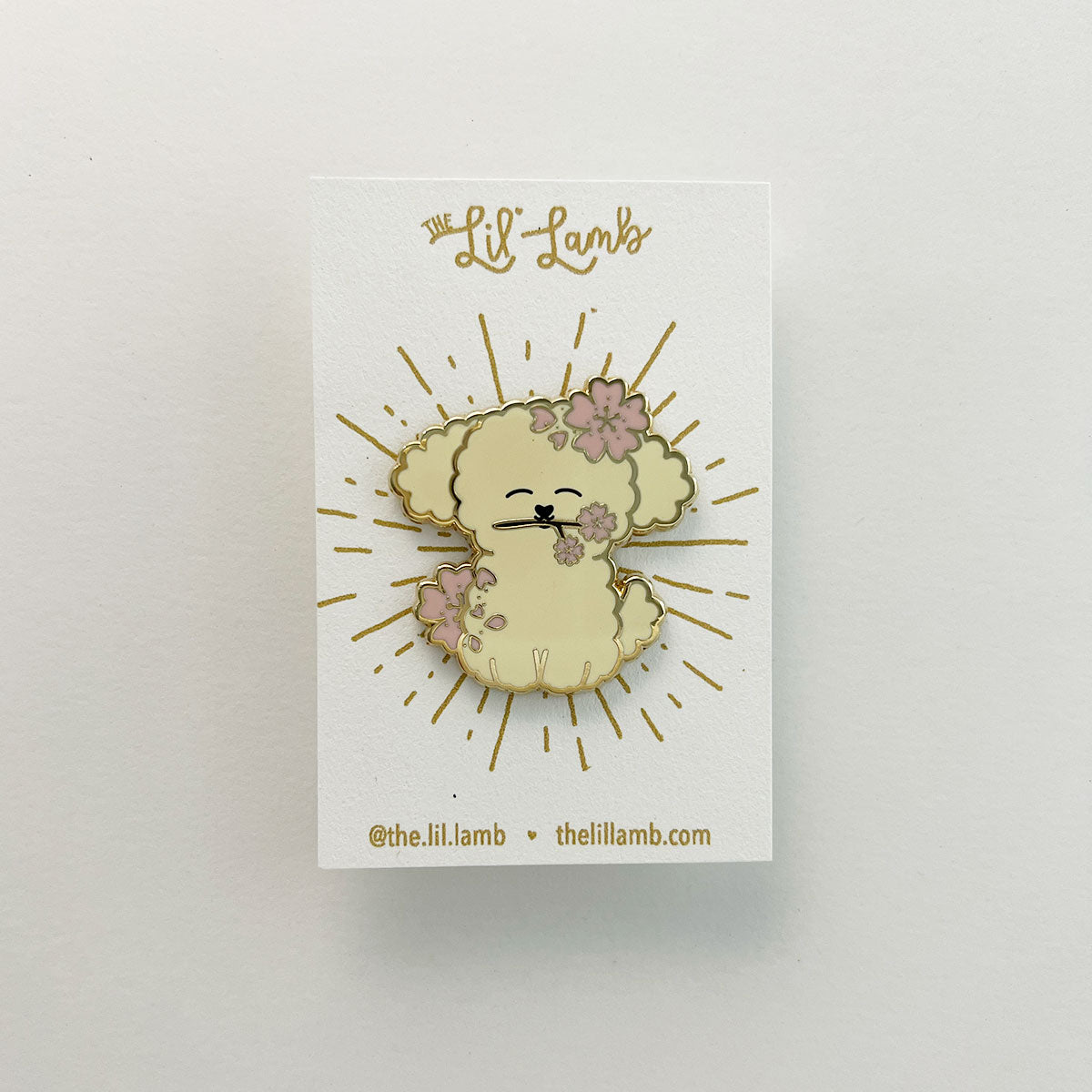 Sakura Pup Pin